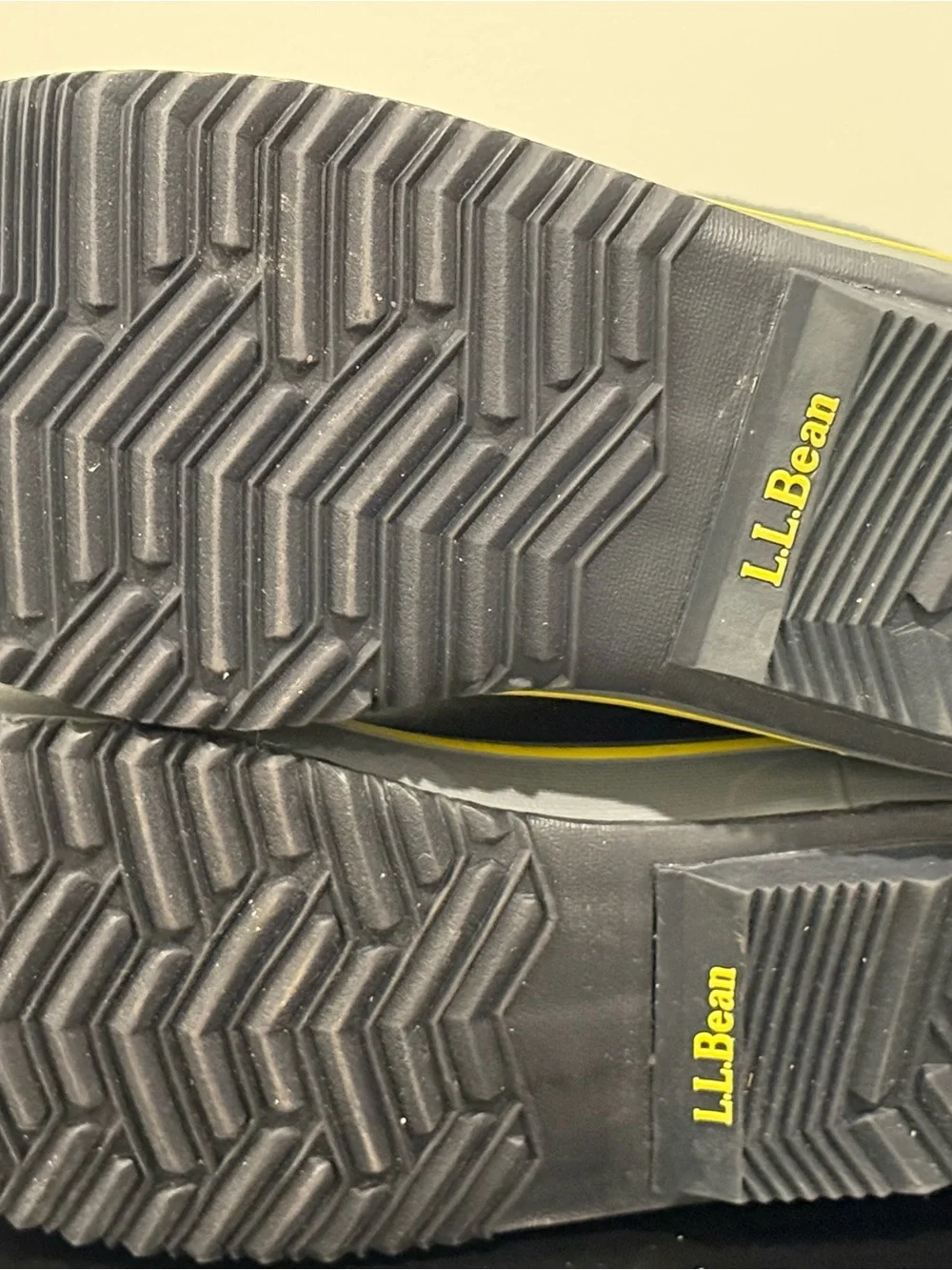 L.L. Bean Navy and Yellow Kids Winter Boots